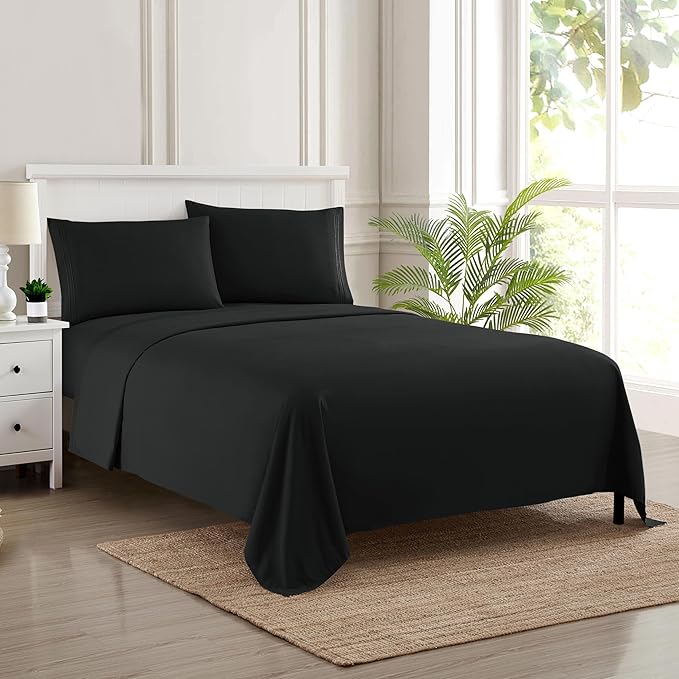 Twin Sheets - Breathable Luxury Sheets - 1800 Supreme Collection Extra Soft by SweetHomeCollection