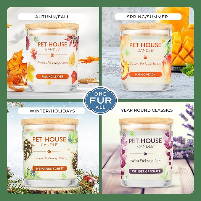 Pet House 9 oz Fresh Cut Grass Scented Candle, Clean Burning, Long Lasting - Image 4