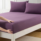 Queen Fitted Sheet Only with Full Elastic & Built in Corner Sheet Straps to by SweetHomeCollection