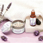 Gifts for Women, Lavender Bath and Body Gift Basket Relaxing Spa Self Care Gift - Image 5