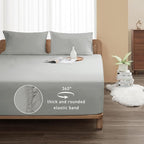 Sunflower King Fitted Sheet, 1-Piece Deep Pocket Fitted Bottom Sheet 16" - Image 2