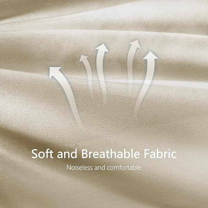 TEXARTIST Premium 2100 Series Twin Comforter All Season Breathable Beige - Image 3