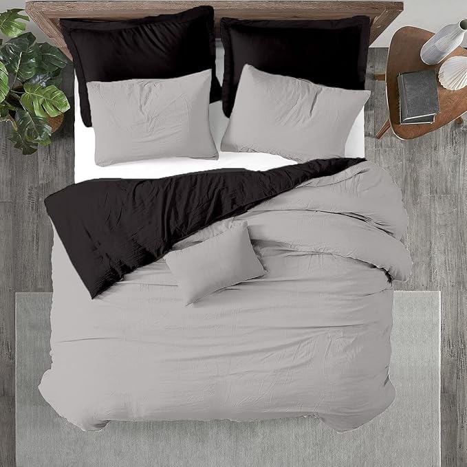 Kotton Culture 3 Pc Queen Size Duvet Cover Set- 100% Egyptian Cotton 600 TC by KottonCulture