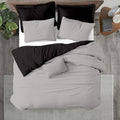 Kotton Culture 3 Pc California King Size Duvet Cover Set -100% Egyptian Cotton by KottonCulture