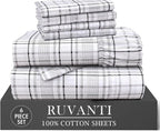 RUVANTI 6 Pcs Cotton Sheets by Ruvanti