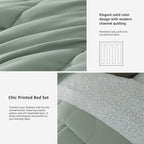 Monbix Queen Comforter Set - Image 5