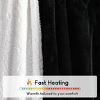 Heated Blanket Electric Throw Size 50''x60'' - Image 6