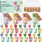AZEN 64 Sets Bulk Gifts, Hand Cream and Lip Balm Bulk Set by AZEN