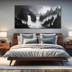 Mountain Hand Painting Wall Decor - Image 6