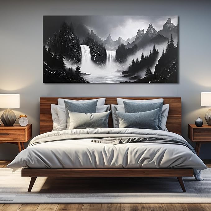 Mountain Hand Painting Wall Decor - Image 6