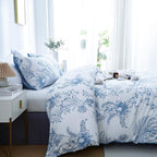 BOLINLIVING Duvet Cover Twin Size, Flower Kids Duvet Cover - Image 3
