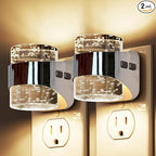 L LOHAS LED Night Light, 2 Pack 3000K Bubble Night Lights Plug into Wall by LLOHASLED