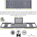 Temple Spring Bamboo Bathtub Tray Caddy - Image 3