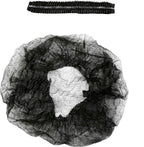 ProtectX 500-Pack Black Disposable Hair Nets, Elastic Head Cover, Bouffant Caps - Image 5