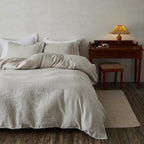 Simple&Opulence 100% Washed Linen Duvet Cover Set 104"x92" - Image 7