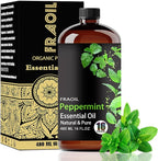 Peppermint Essential Oil, Peppermint Oil 16 Fl Oz 480 ML by FRAOILESSENTIALOIL