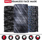 Venswell Neck Gaiter Face Mask Men Women, Seamless Bandana Rave Face Cover - Image 5