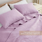 Exclusivo Mezcla Twin Quilt Bedding Set, Lightweight Lilac Quilts Twin Size - Image 3