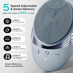 COSLUS FBS01 Face Scrubber Facial Cleansing Brush: 5 Cleansing Modes Silicone - Image 4