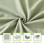 Microfiber Queen Bedding Flat Sheet, Ultra Soft and Wrinkle, Stain Resistant - Image 3