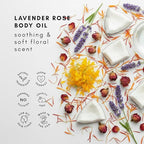 Olivia Care Body Oil Lavender Rose Vegan & Natural Perfume Oil - Image 5
