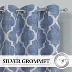 Beauoop 100% Blackout Curtains 72 Inches Long 2 Panels - Image 2