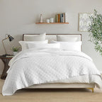 SahSahCasa Quilt Set Queen Size, 100% Cotton Quilt Bedding Set Bedspread - Image 9