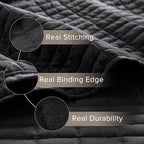 Comfort Spaces Kienna Quilt Set-Luxury Double Sided Stitching Design Summer - Image 4