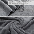 Ycosy 2 Pack Hand Towels Set 16"x31", Quick Dry Thick and Highly Absorbent Hand - Image 2