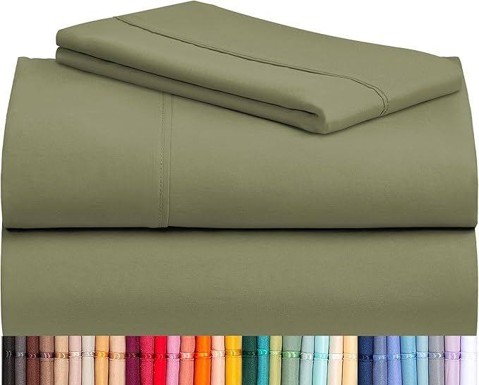 LuxClub 3 PC Sheet Bed Sheets Deep Pockets 18" Eco Friendly Wrinkle - Image 9