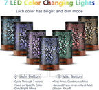 EQUSUPRO Essential Oil Diffuser 150ml Black Metal Aromatherapy Oil Diffuser - Image 3