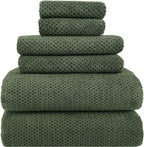 YTYC 29x59 Inch Bath Towels Set of 6 Large, Super Soft Lint Free Lightweight by YTYCTowels