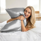 Pure Bedding Satin Pillowcase 2 Pack - Image 4