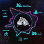 Eargasm High Fidelity Supernova Iridescent Earplugs - Image 3