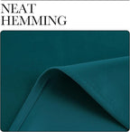NICETOWN Faux Silk Teal Curtains & Drapes - Image 7