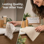 Flax Linen Washcloths for Bathroom - Image 8