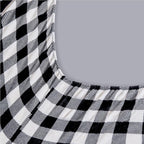 BEDELITE Fleece Sheets Queen Size Bed Set, Luxury Red and Black Plaid Winter - Image 5