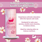 Eco Bath London Balance and Calming Epsom Salt Bath Soak – Tube 2.2 LB | Made - Image 2