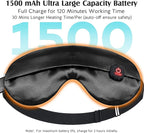 YFONG Cordless Heated Eye Mask for Dry Eyes, Warm Eye Compress for Stye - Image 4