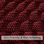 Knitted Weighted Blanket Kids, No Beads Heavy Blanket 40” x 60'' 7lbs, - Image 4