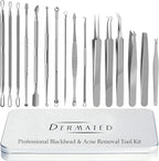 16 Pcs Blackhead Remover Tools 410 Grade Stainless Steel | Pimple Popper Tool - Image 7