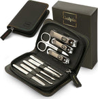 9 Pcs Manicure Set for Men & Women – Stainless Steel Manicure & Pedicure Kit - Image 8