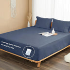 Sunflower Queen Fitted Sheet, 1-Piece Deep Pocket Fitted Bottom Sheet 16" - Image 7