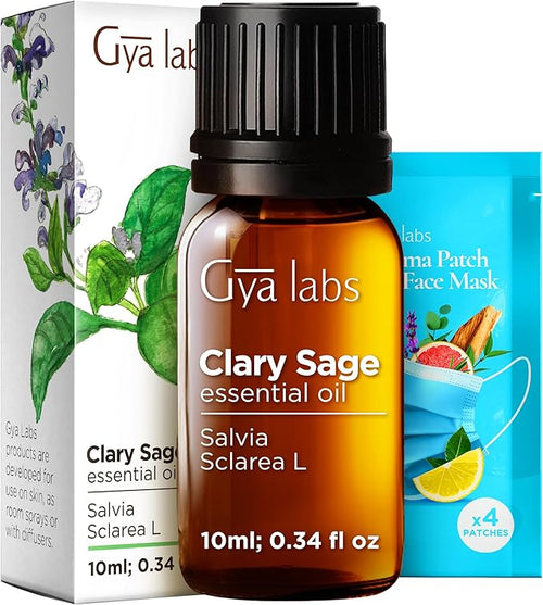 100% Pure Clary Sage Essential Oil by GyaLabs