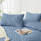 Andency Greyish Blue Twin/Twin XL Comforter Set, Twin Bed Comforter - Image 4