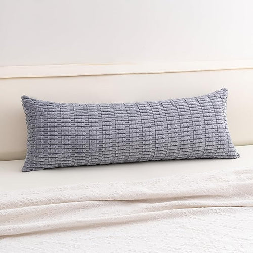 Aegero Corduroy Decorative Throw Pillow Covers 14x36 Inch Soft Striped Pillow by Unknown