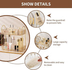 Akinbas 2 Tier Bathroom Organizer Countertop Makeup Perfume Tray Skincare - Image 3