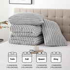 Smoofy Fluffy King Size Comforter Set 3 Pieces - Image 7