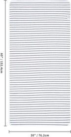 POLYTE 430 GSM Microfiber Oversize Quick Dry Lint Free Bath Towel, 60 x 30 in - Image 3