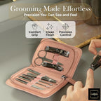9 Pcs Manicure Set for Women Men & – Stainless Steel Manicure & Pedicure Kit - Image 6